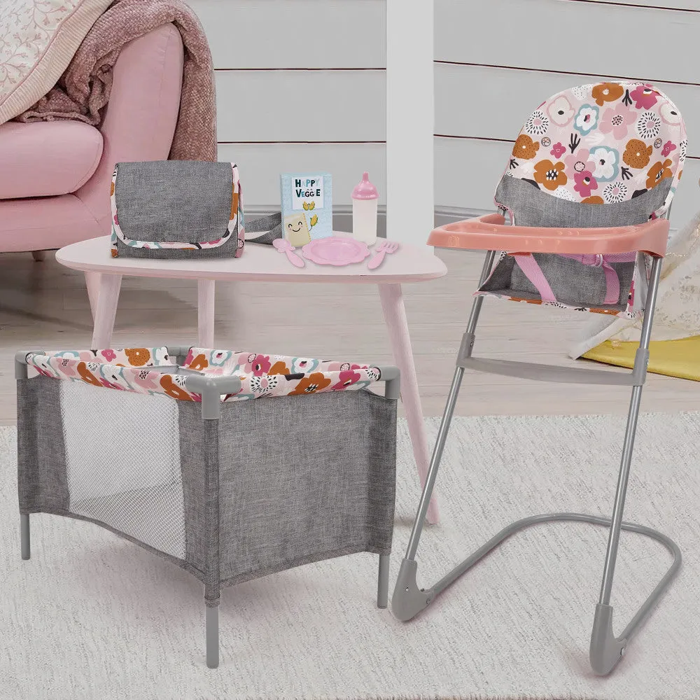 509 Crew Melange Flora - At Home Play Set, 8 Pieces, Kids 3 