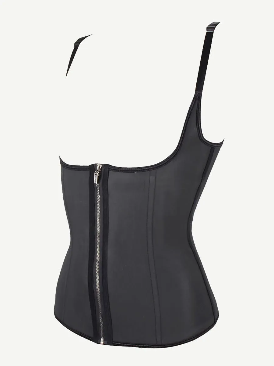 6 Steel Bones Waist Trainers Vest With 3 Row Hook