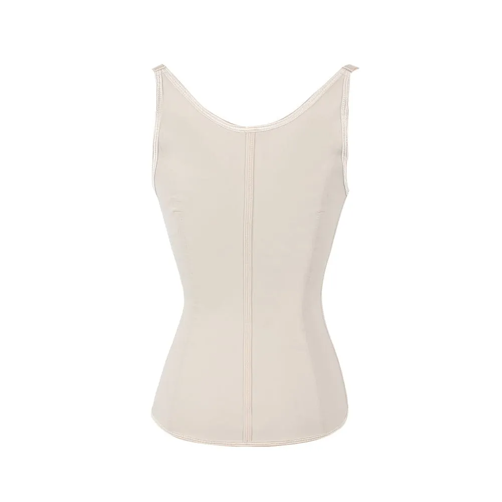 6 Steel Bones Waist Trainers Vest With 3 Row Hook