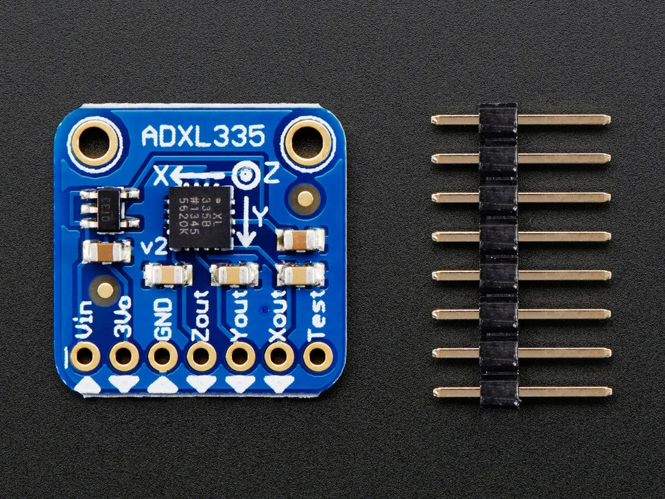 Adafruit ADXL335 - 5V ready triple-axis accelerometer ( -3g analog out)