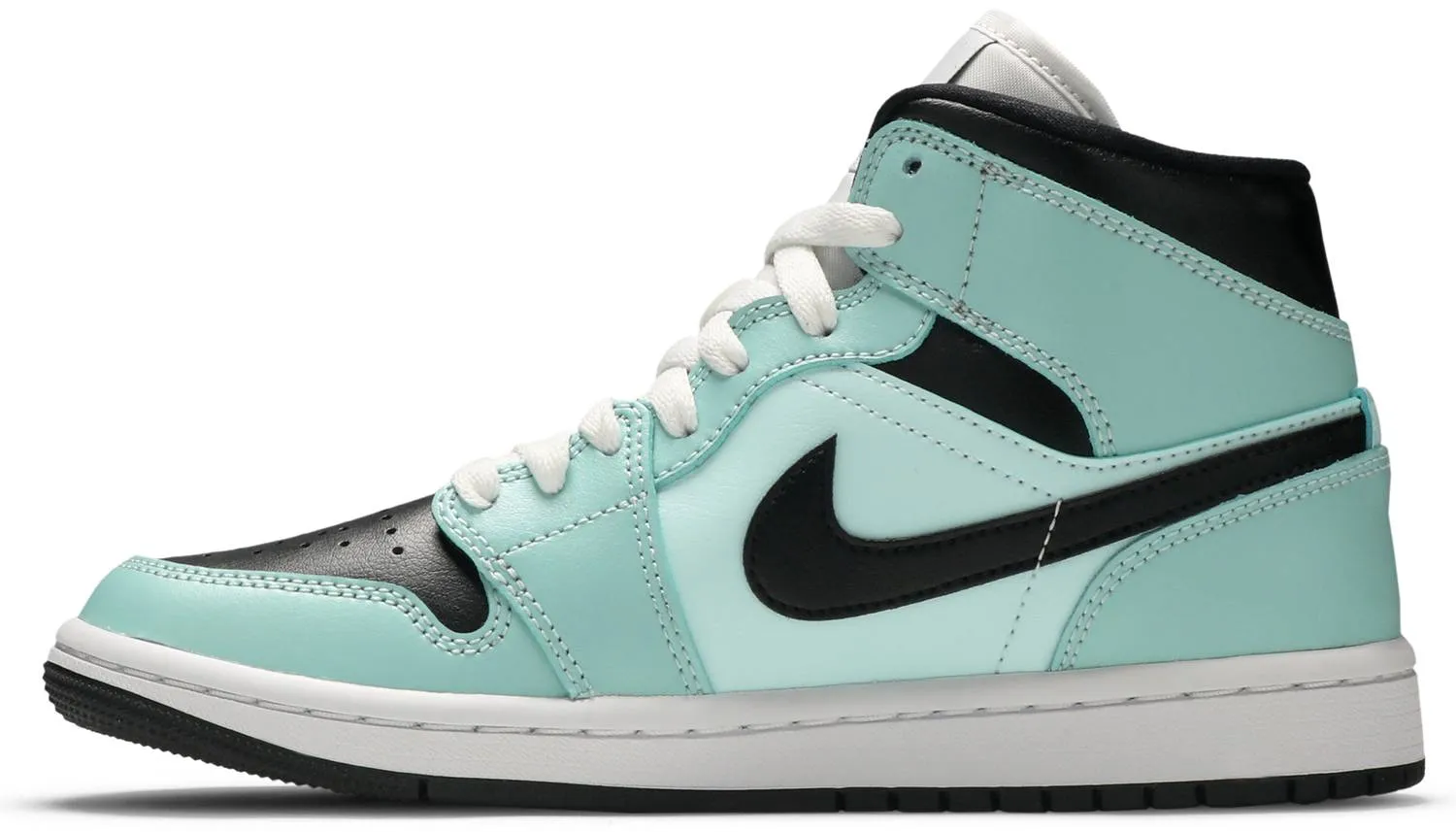 Air Jordan 1 Mid 'Aqua Black' (W)