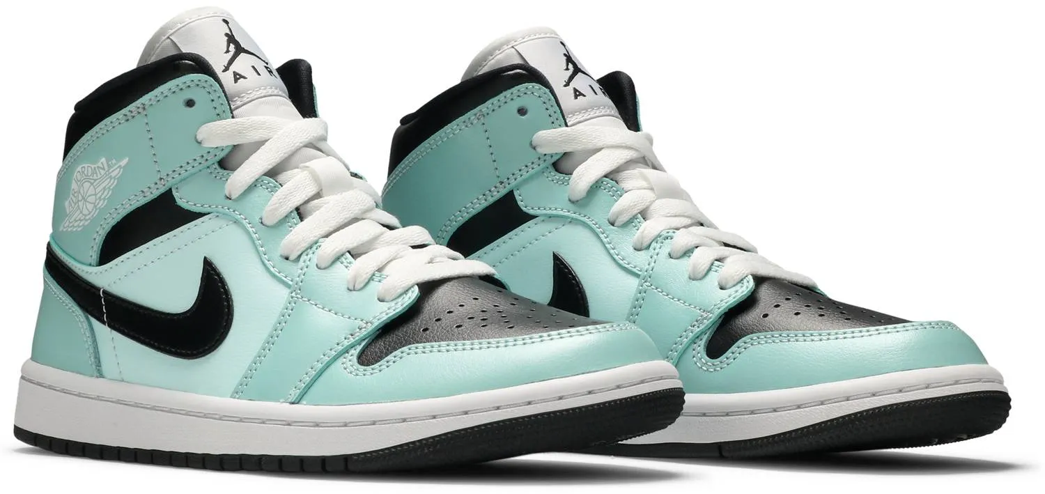 Air Jordan 1 Mid 'Aqua Black' (W)