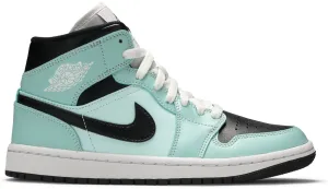 Air Jordan 1 Mid 'Aqua Black' (W)