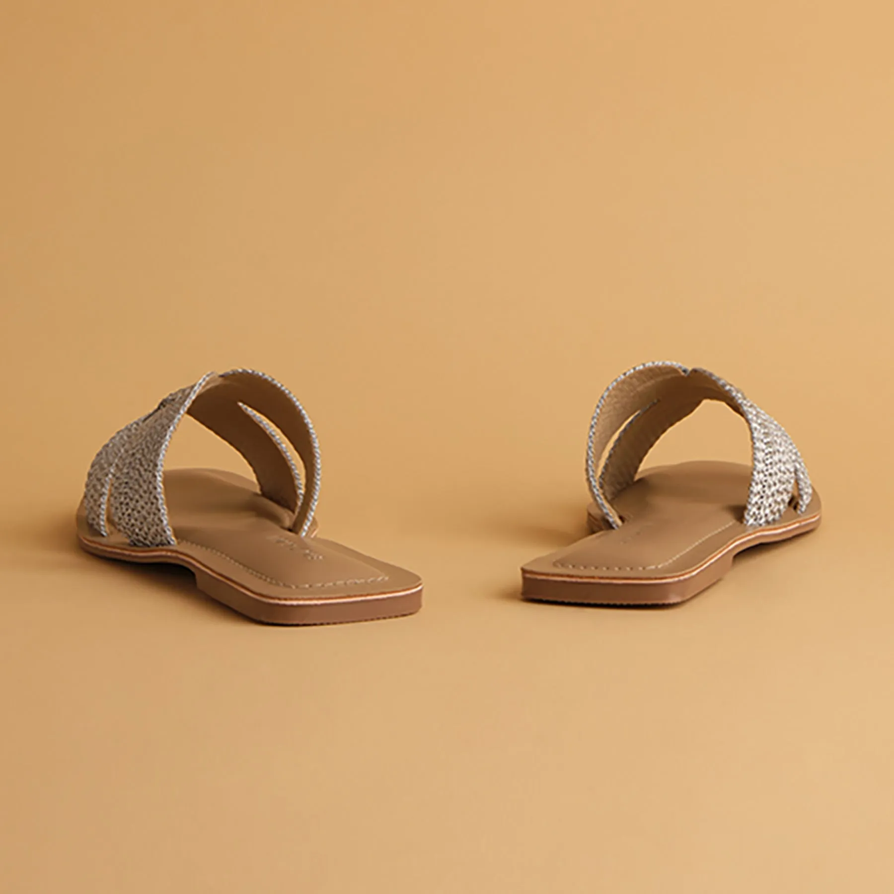 Aisha Metallic Flats