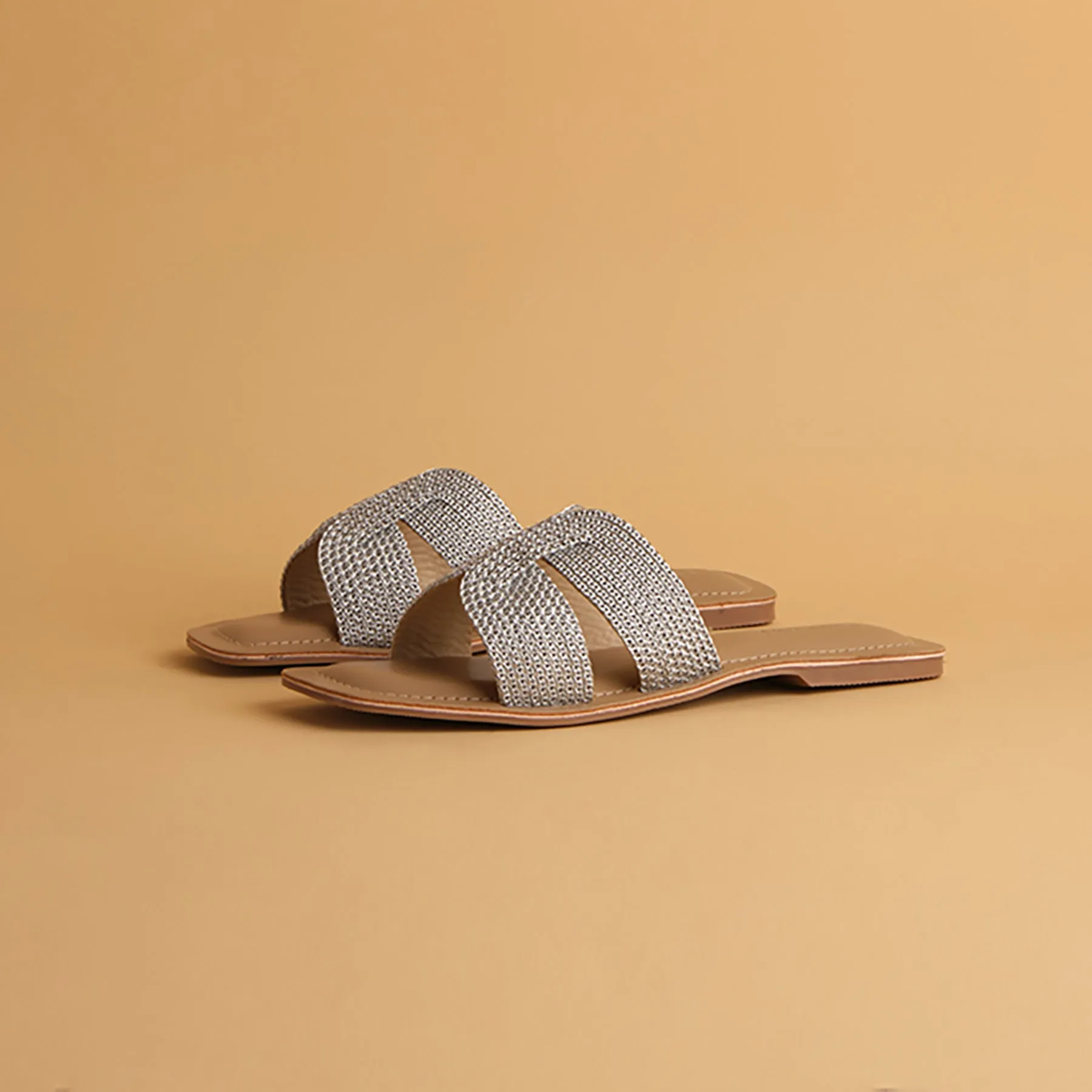 Aisha Metallic Flats