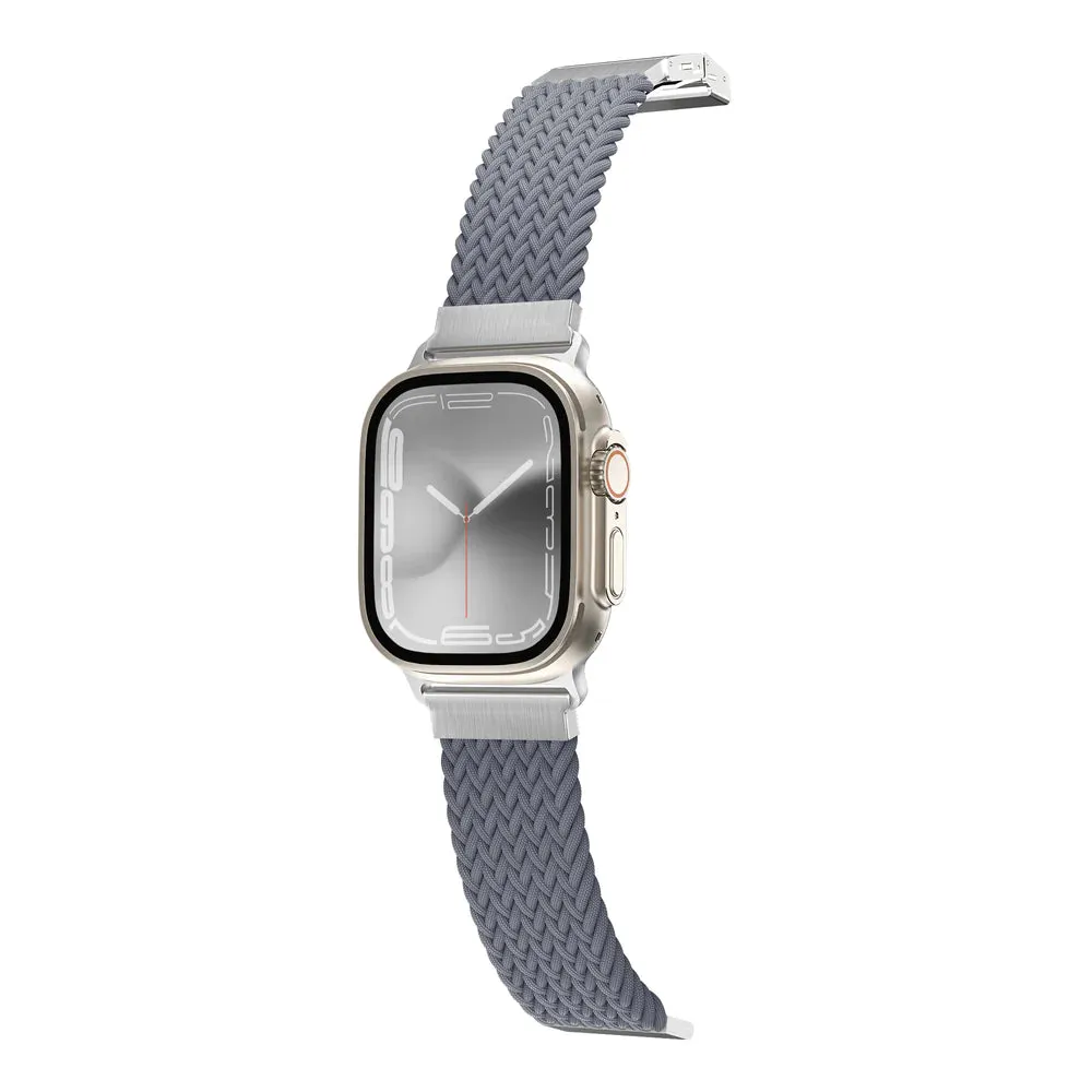 AmazingThing TITAN WEAVE II Braided Sport Band for Apple Watch 8/9 41mm - Grey