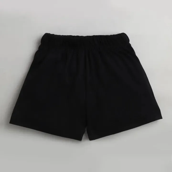 Animal Print Yoke Frill Set