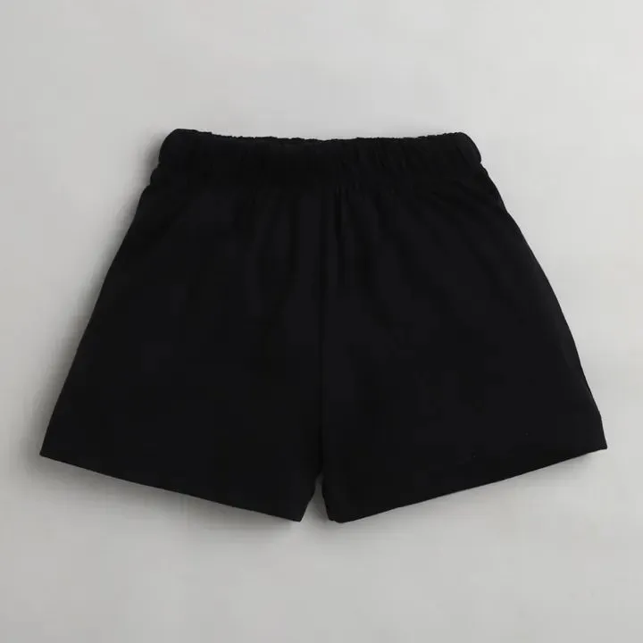 Animal Print Yoke Frill Set