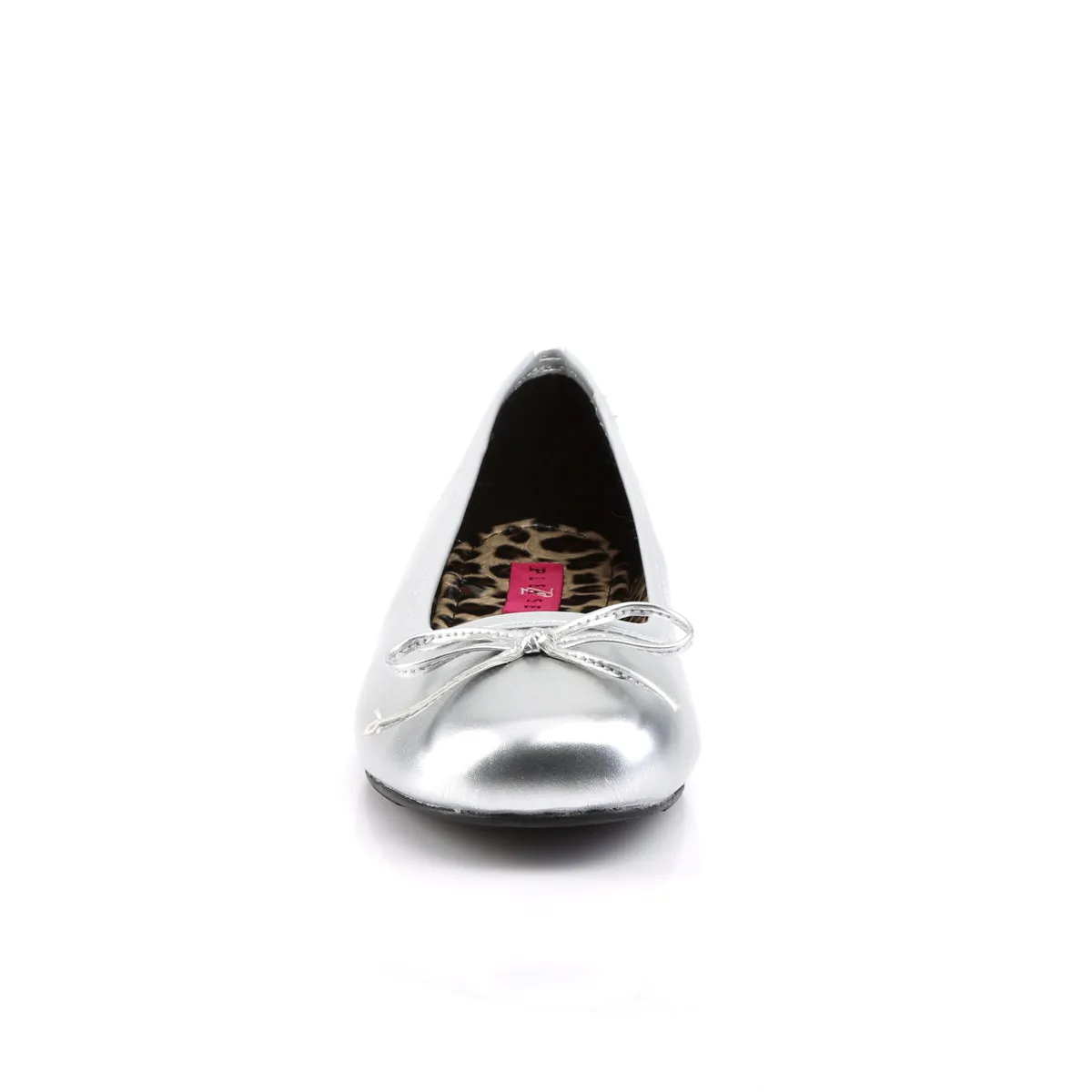 ANNA-01 Pleaser Pink Label Silver Sexy Single Soles (Fetish Footwear)
