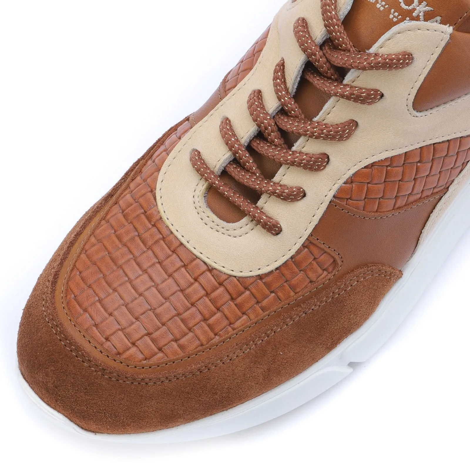 ARI platform sneaker - cuoio