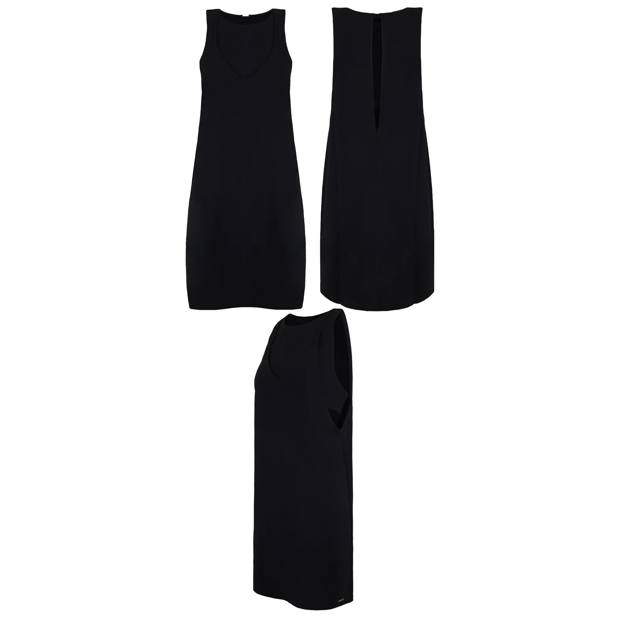 Armani Exchange Womens Black Dress