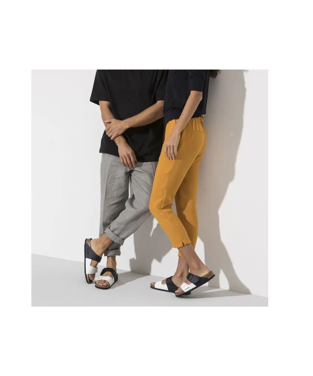 BIRKENSTOCK ARIZONA SPLIT IN BLACK AND WHITE