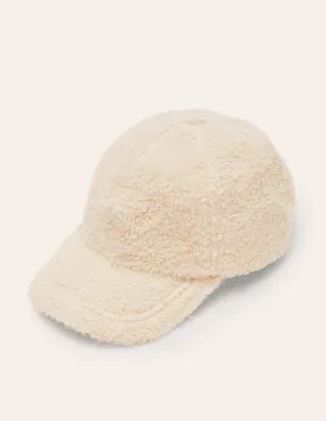 Borg Baseball Cap-Natural