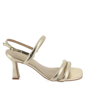 Brazilio 58402 Gold Metallic Heeled Sandal
