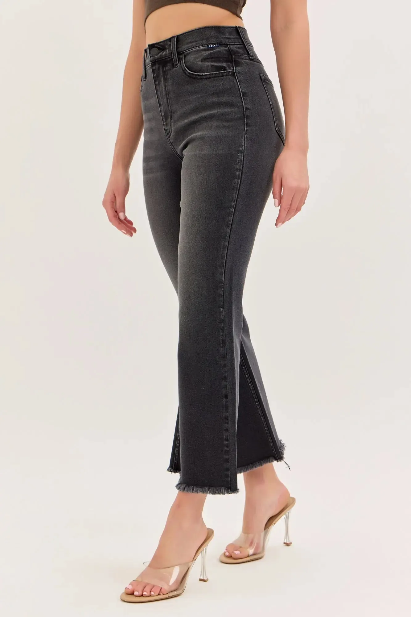 Cello Jeans Carla High-Rise Crop Flare Jeans – Trendy & Flattering Denim