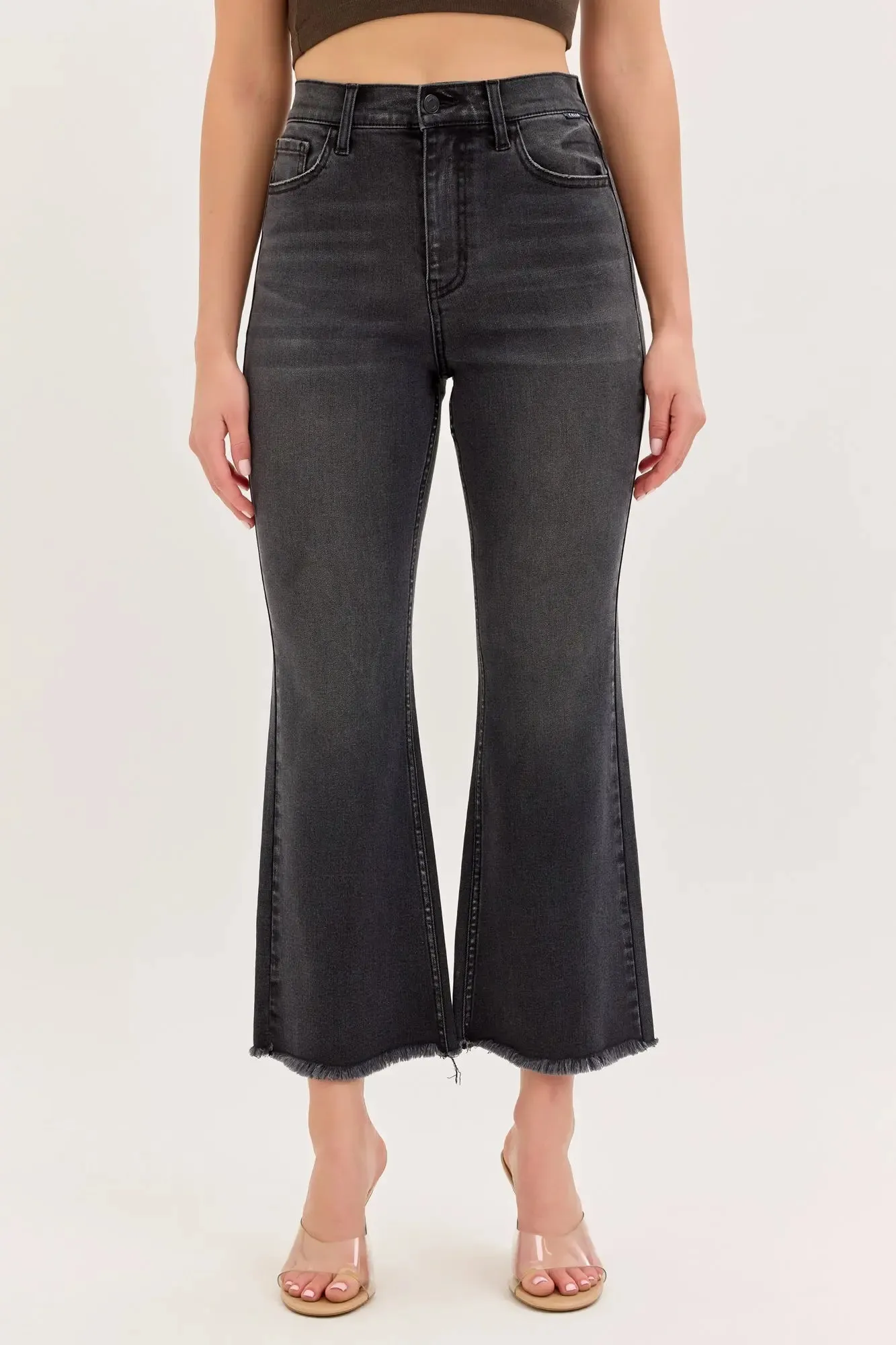 Cello Jeans Carla High-Rise Crop Flare Jeans – Trendy & Flattering Denim
