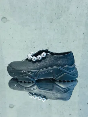 Chain Slit Airy Shoes_Ball