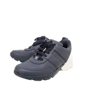 Chanel Bicolor CC Trainers Sneakers 39.5