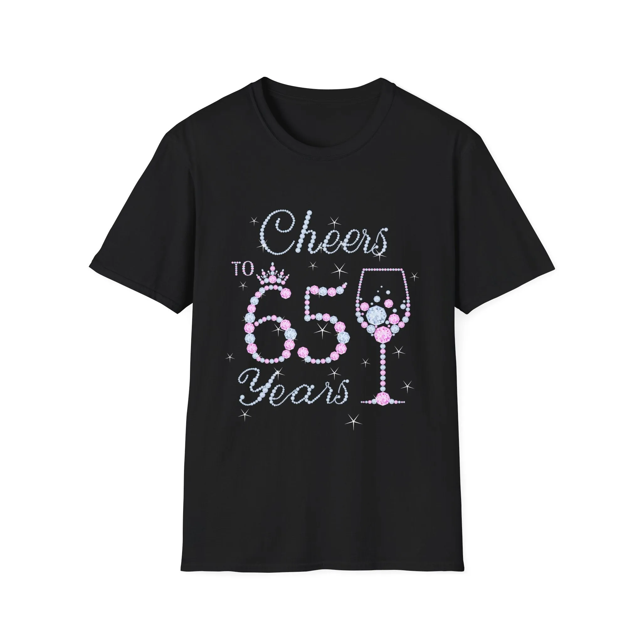 Cheers 65 Birthday Tee