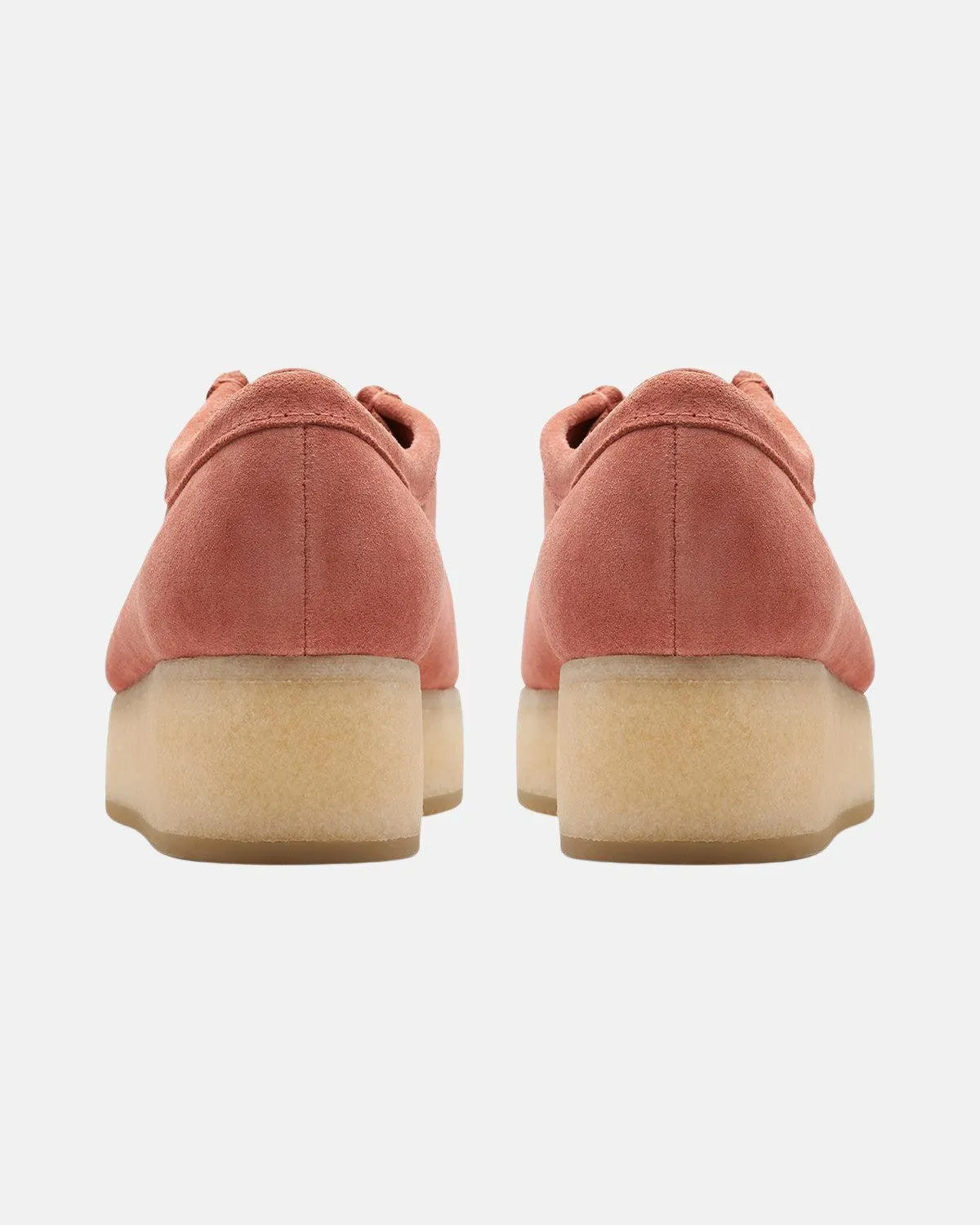 CLARKS ORIGINALS WOMENS WALLACRAFT BEE SHOES TERRACOTTA SUEDE
