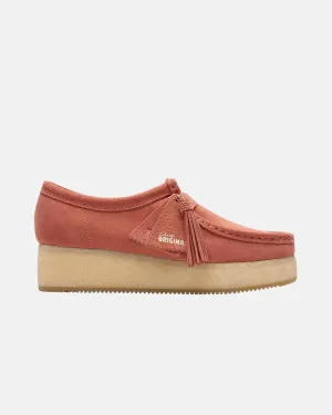 CLARKS ORIGINALS WOMENS WALLACRAFT BEE SHOES TERRACOTTA SUEDE