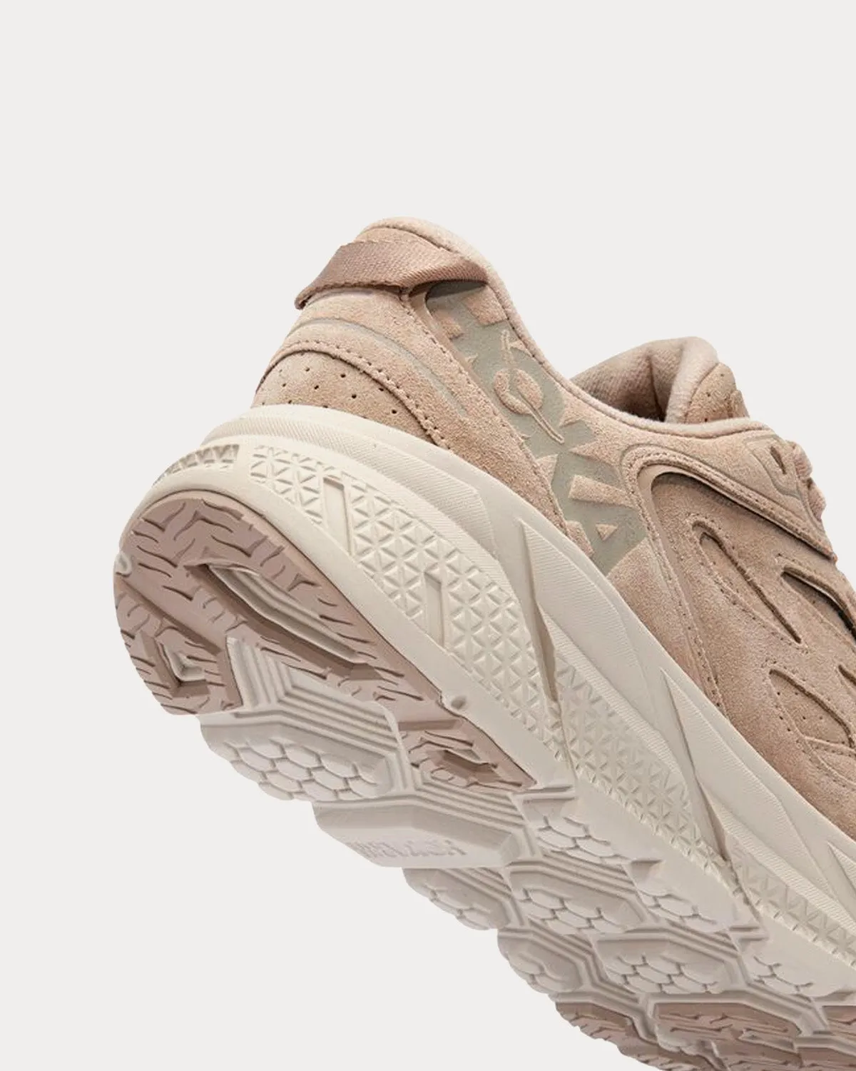 Clifton L Suede Simply Taupe / Pumice Stone Running Shoes