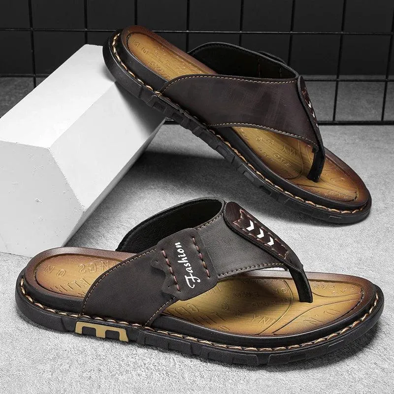 Comfortable Casual Non-slip Beach Flip Flops Plus Size Men's Outdoor Sandals