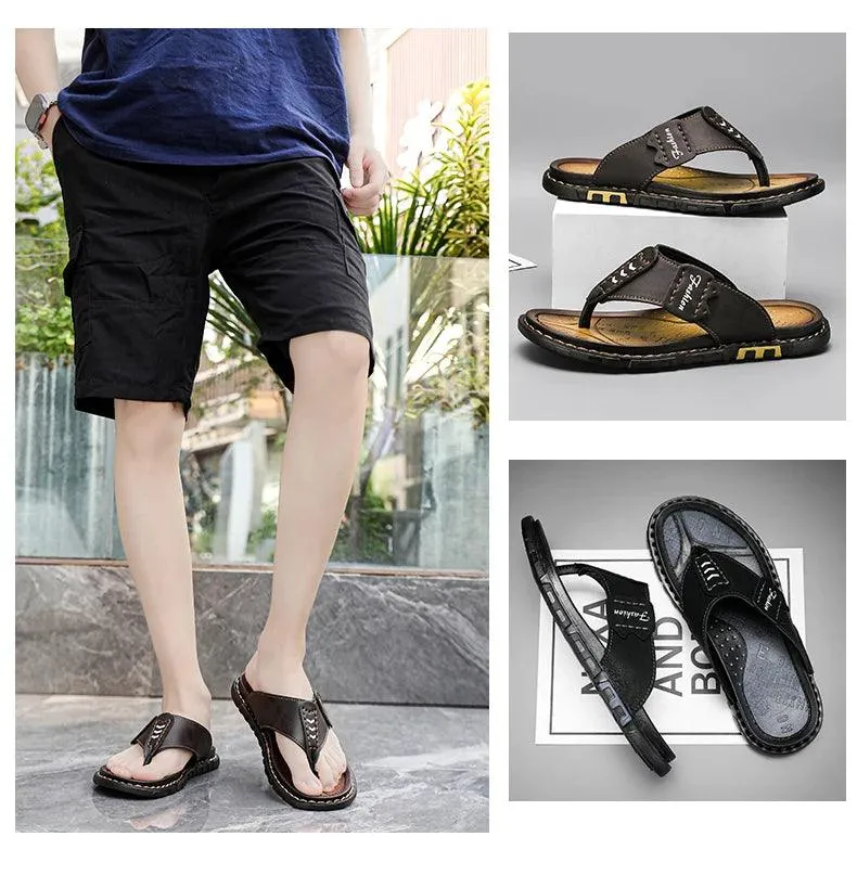 Comfortable Casual Non-slip Beach Flip Flops Plus Size Men's Outdoor Sandals
