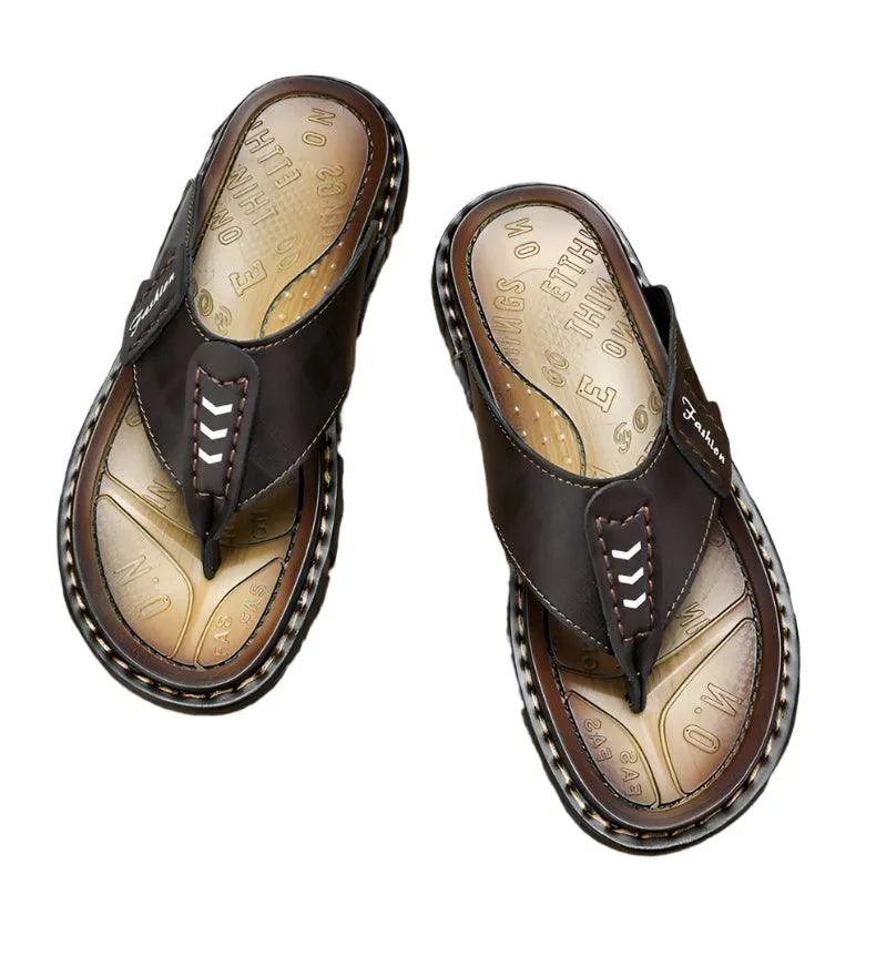 Comfortable Casual Non-slip Beach Flip Flops Plus Size Men's Outdoor Sandals