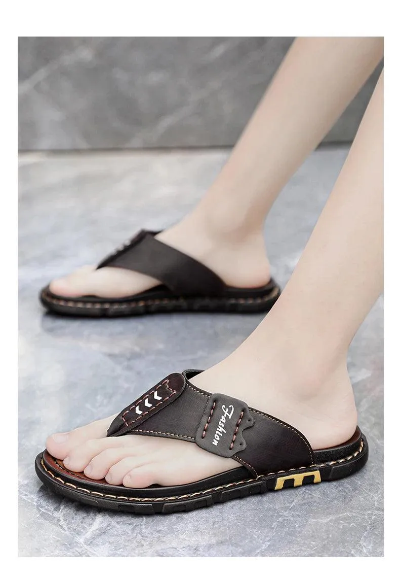 Comfortable Casual Non-slip Beach Flip Flops Plus Size Men's Outdoor Sandals