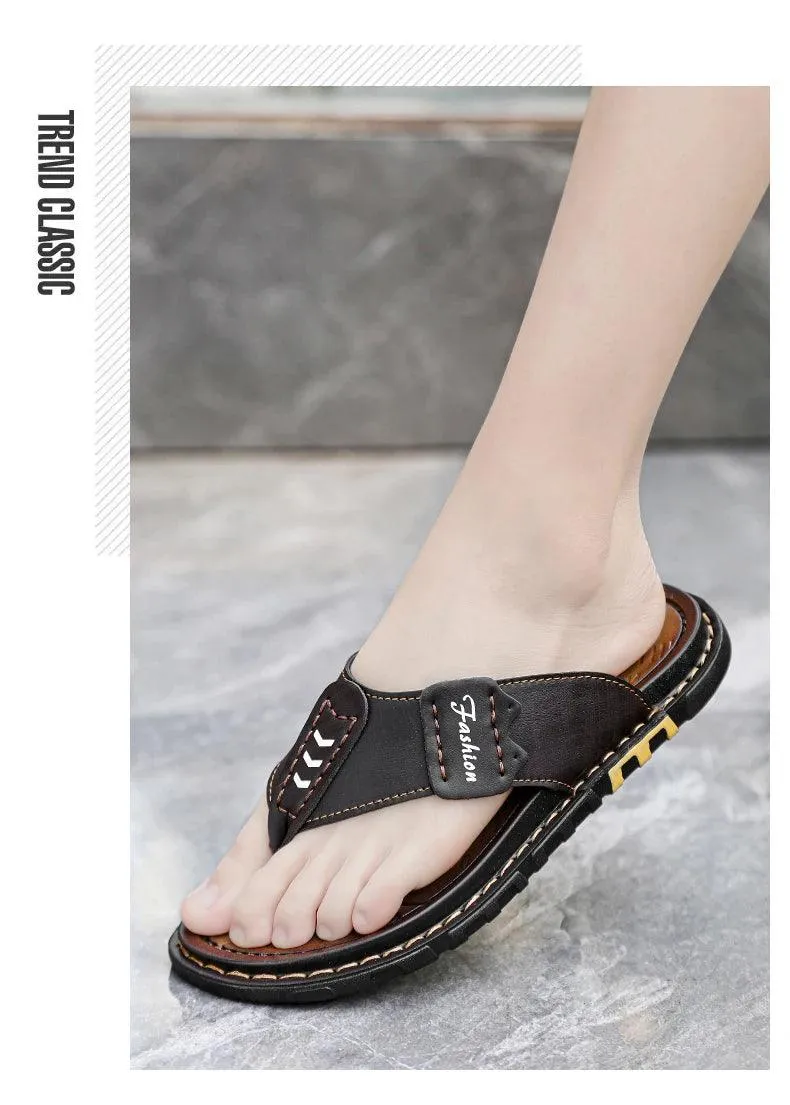 Comfortable Casual Non-slip Beach Flip Flops Plus Size Men's Outdoor Sandals