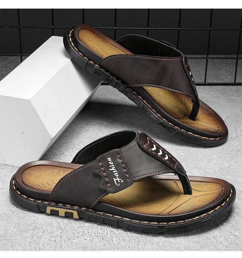 Comfortable Casual Non-slip Beach Flip Flops Plus Size Men's Outdoor Sandals