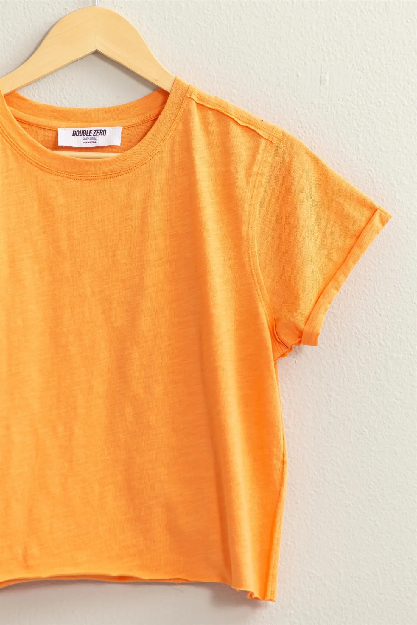 Cropped Tee- Orange
