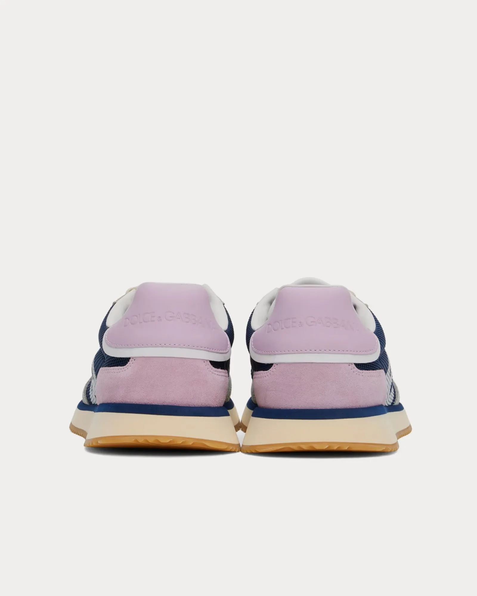 DG Cushion Mixed Material Blue / Grey Low Top Sneakers