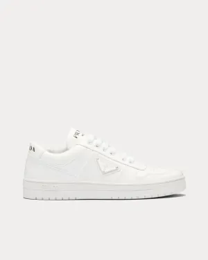 Downtown Patent Leather White Low Top Sneakers