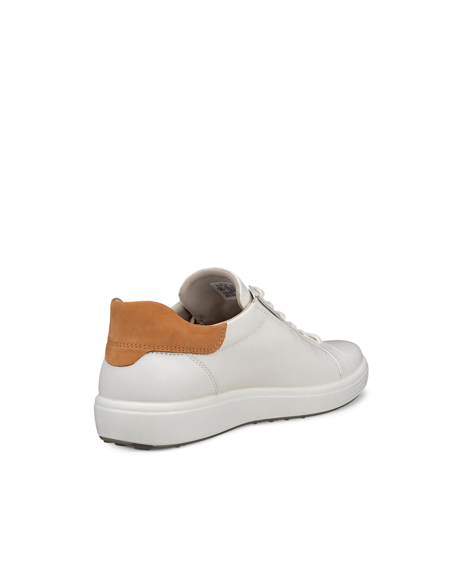 Ecco Men's Soft 7 Easy Slip In Sneaker - White/Lion