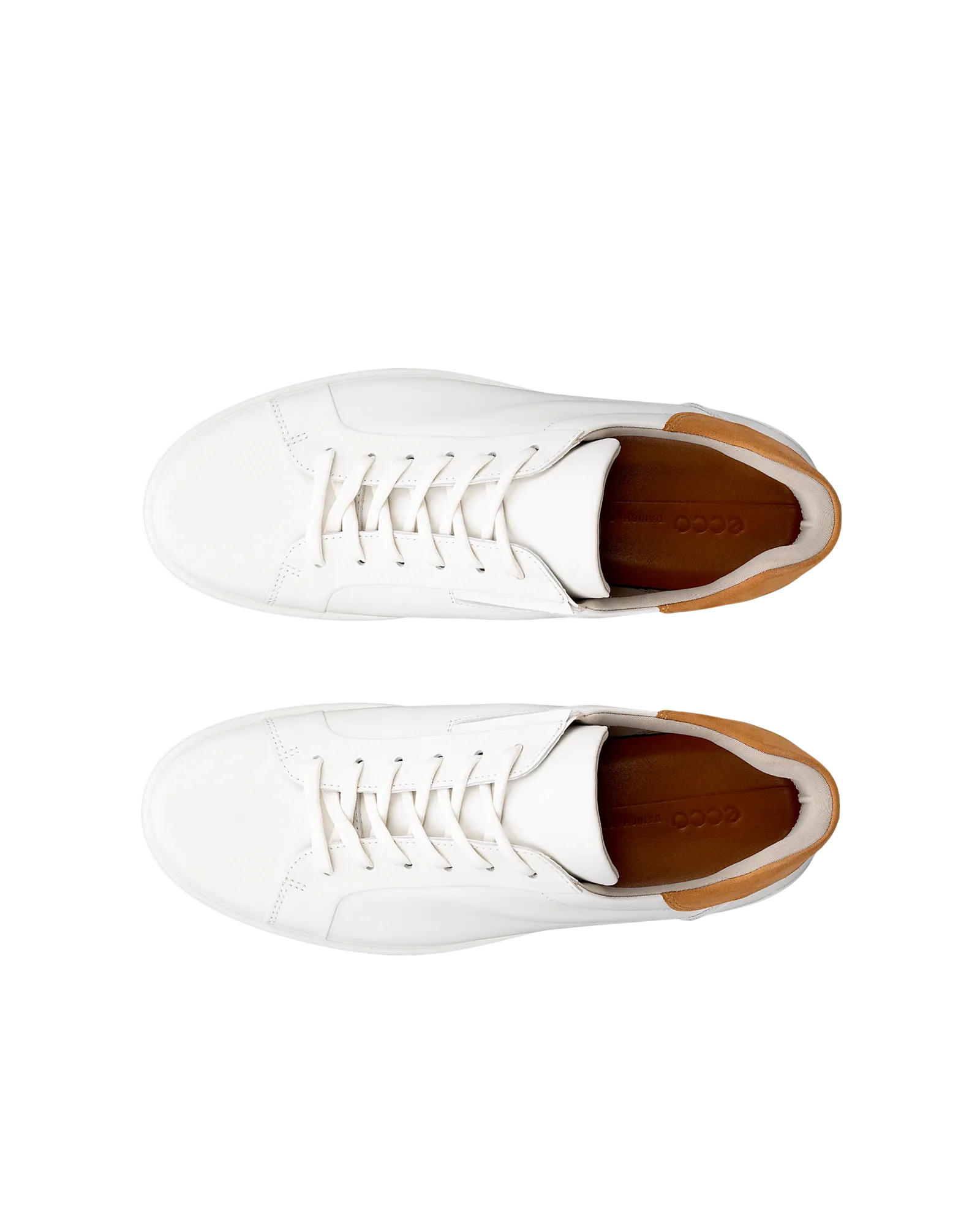 Ecco Men's Soft 7 Easy Slip In Sneaker - White/Lion