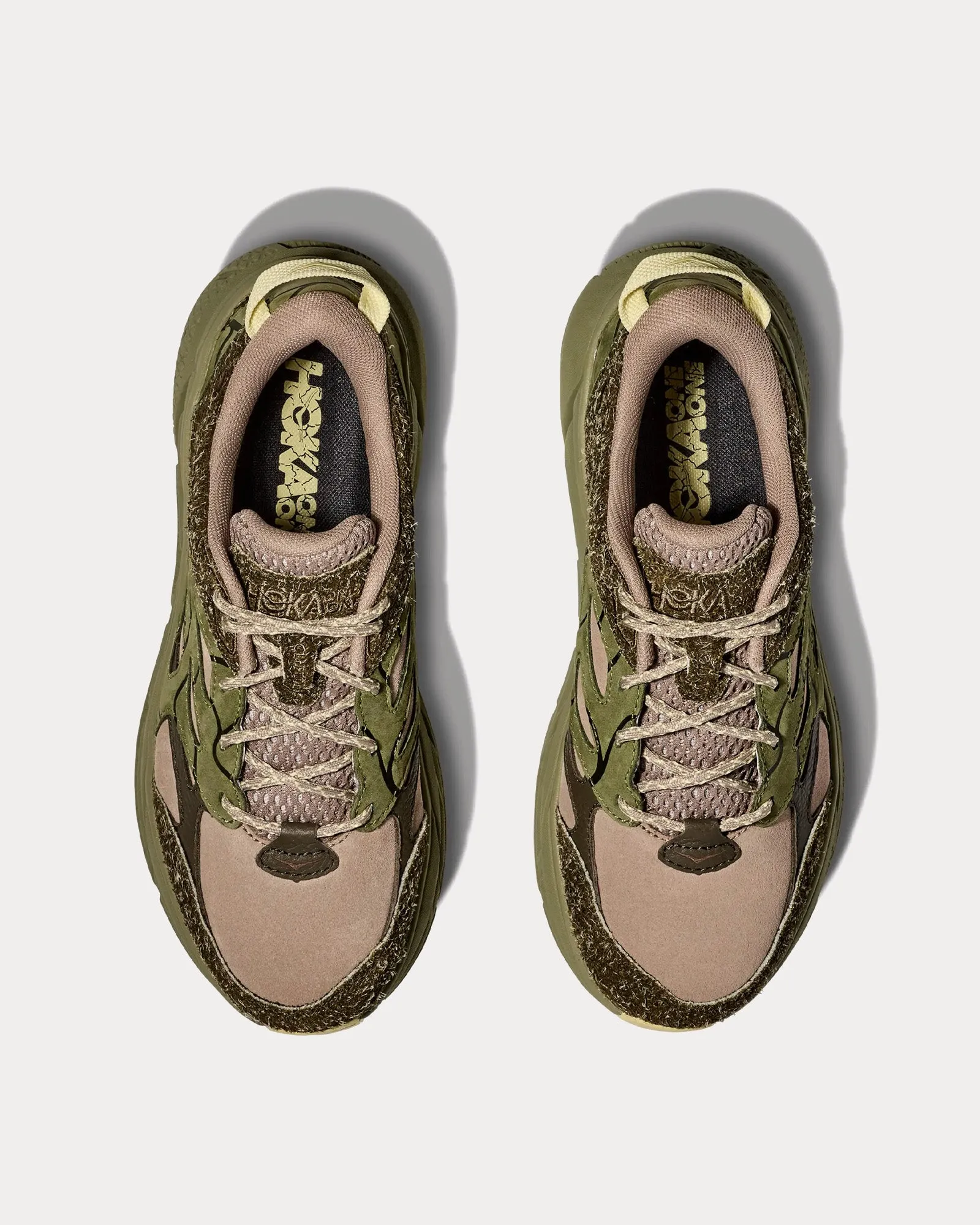 Elite Terrain System Clifton L Suede Dune / Fennel Running Shoes