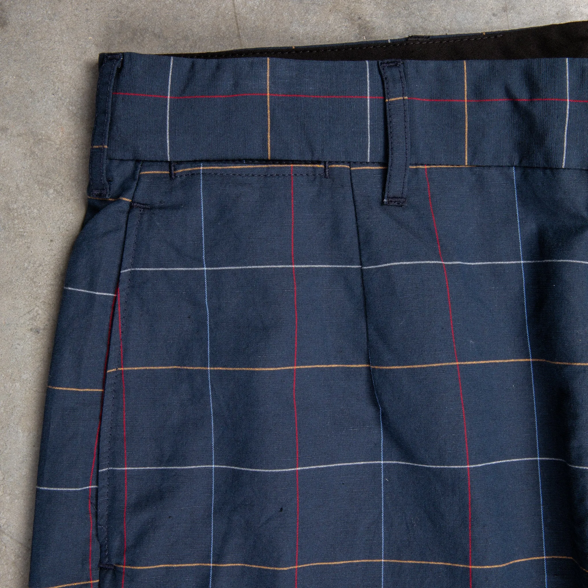 Engineered Garments Andover Pant Navy Windowpane