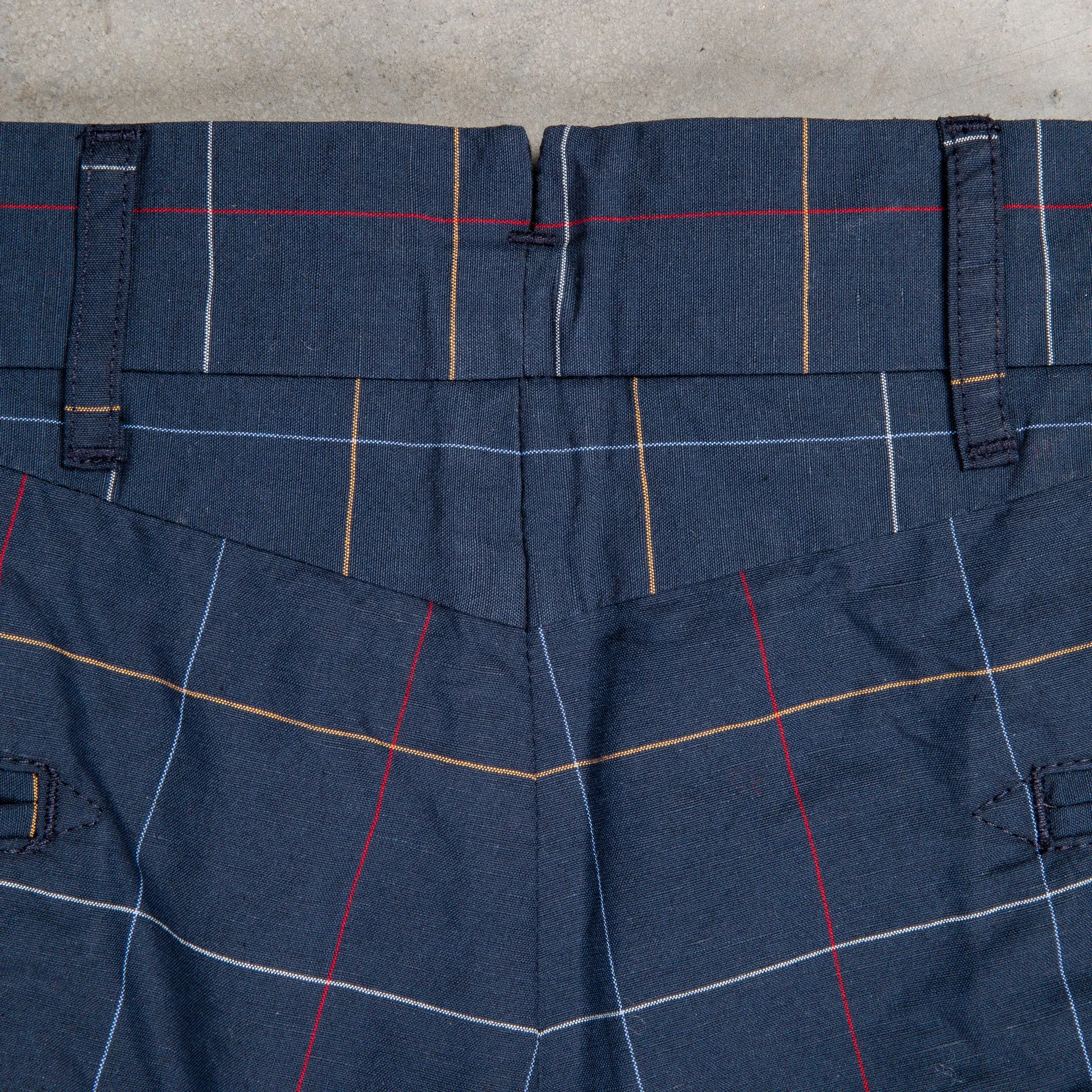 Engineered Garments Andover Pant Navy Windowpane