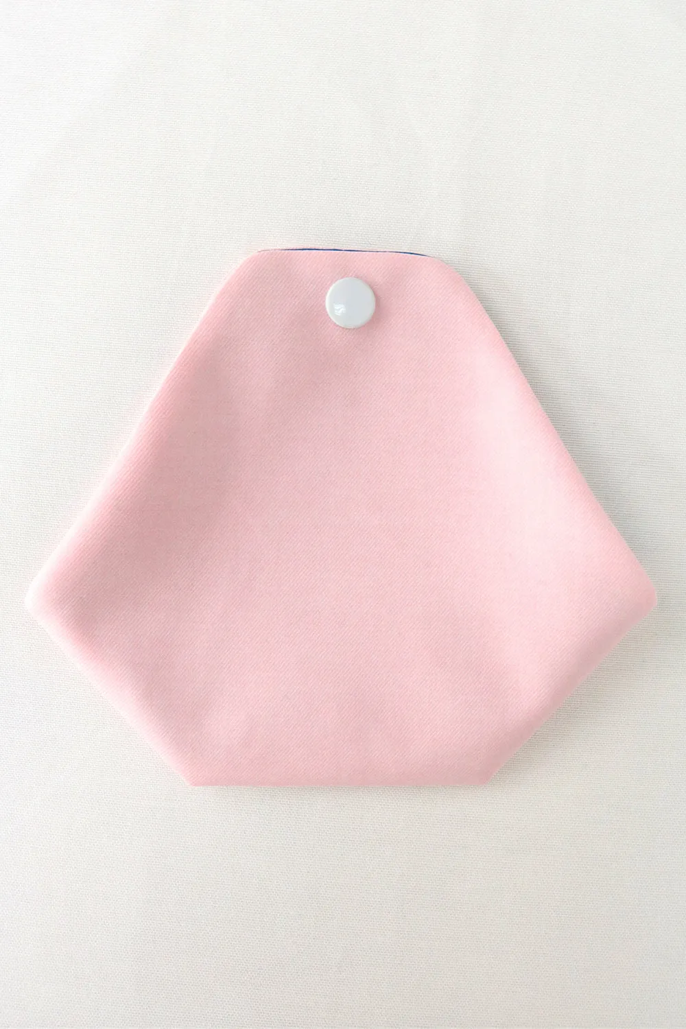 Fabric Mask Pouch - Coral Blush