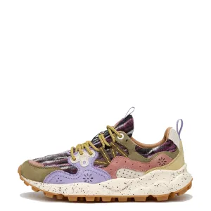 Flower Mountain - Sneakers Yamano 3 Suede Woolen Threads Light Brown Violet - 201781729 - LIGHT/BROWN-VIOLET