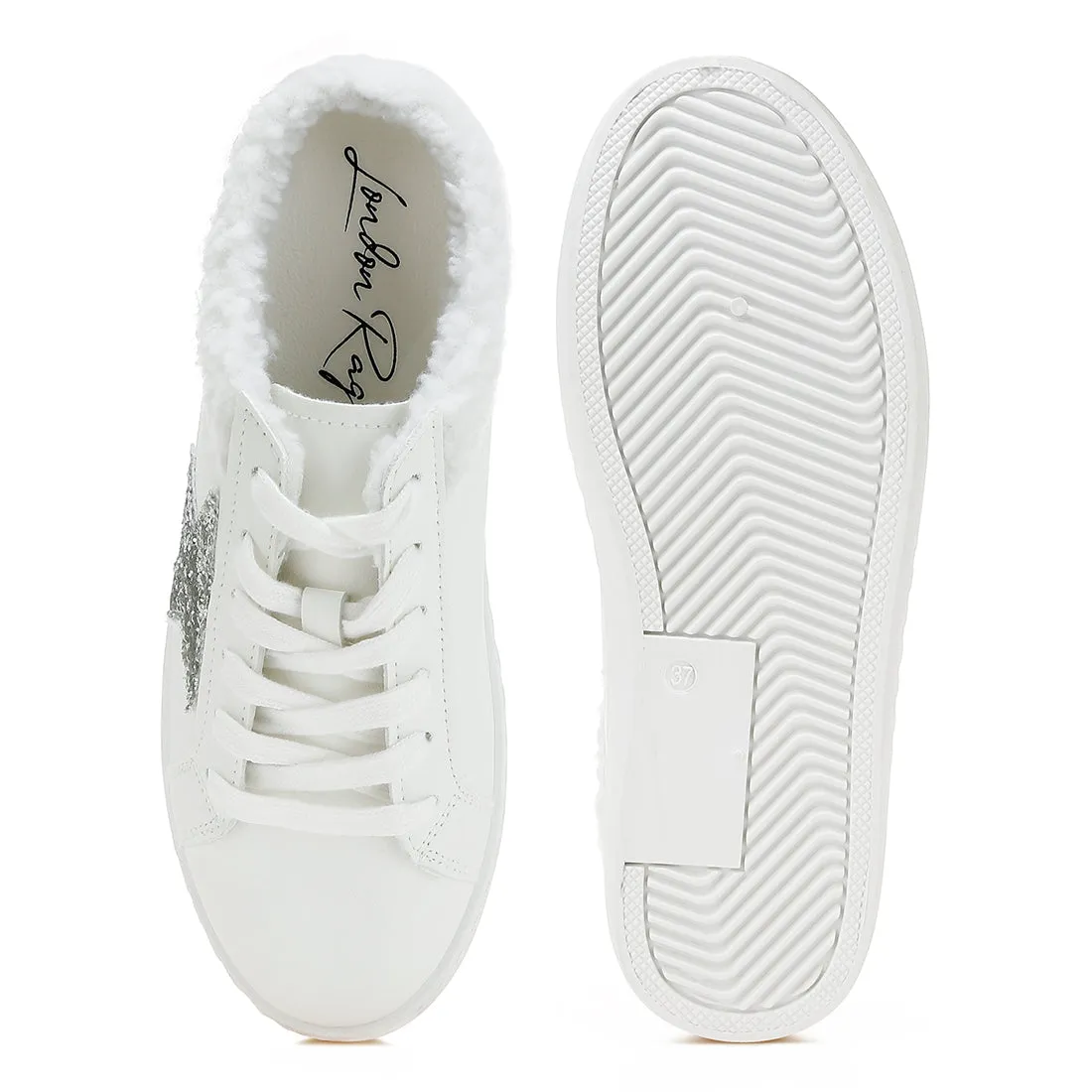 Fur Collar Slip On Sneakers