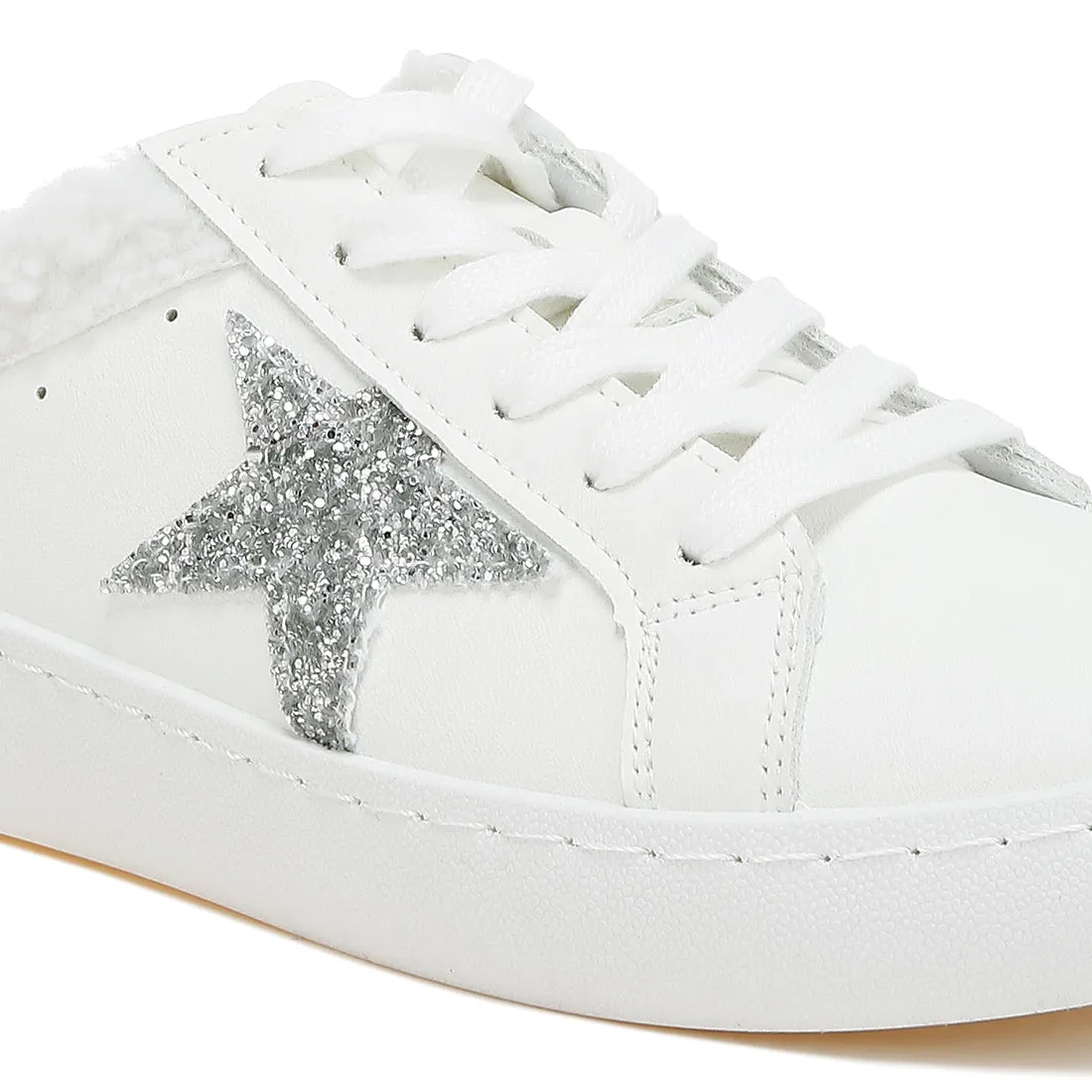 Fur Collar Slip On Sneakers