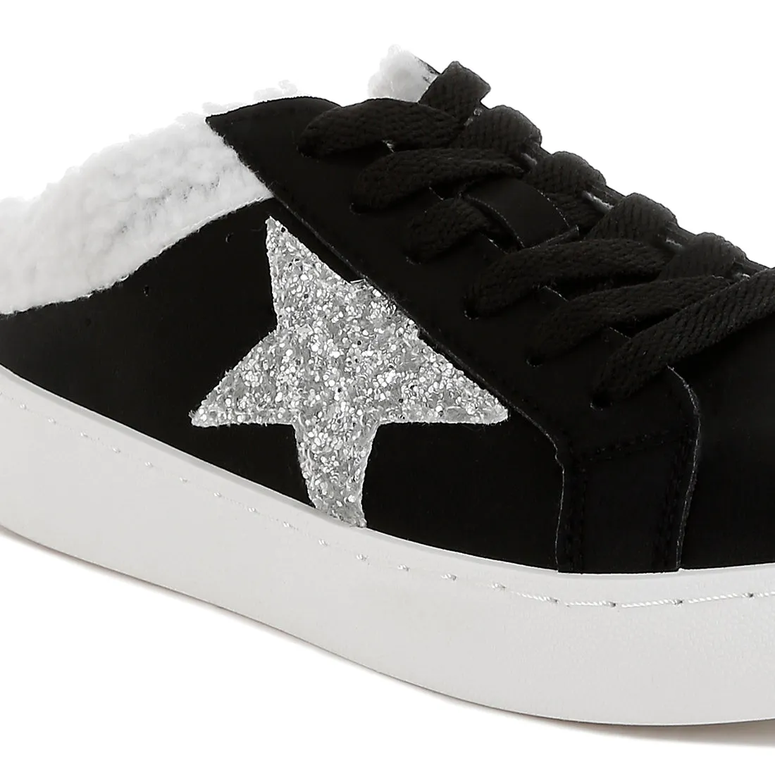 Fur Collar Slip On Sneakers