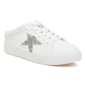Fur Collar Slip On Sneakers