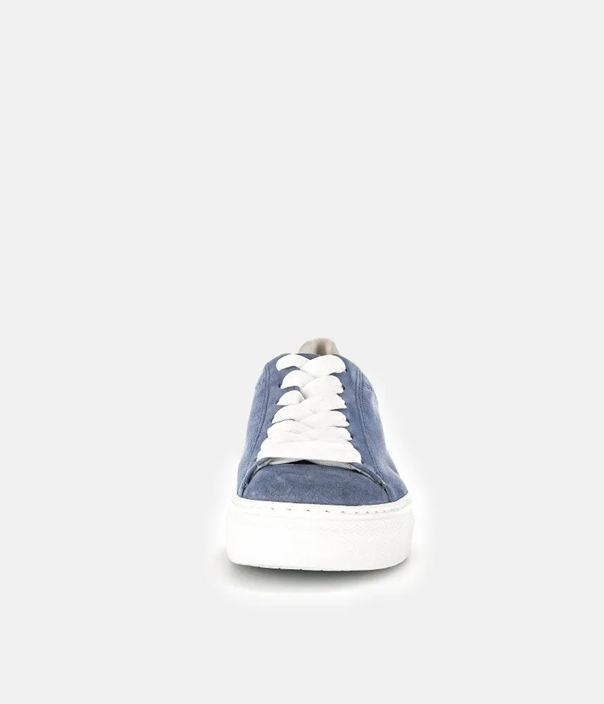 Gabor Trendy Blue Suede Trainers
