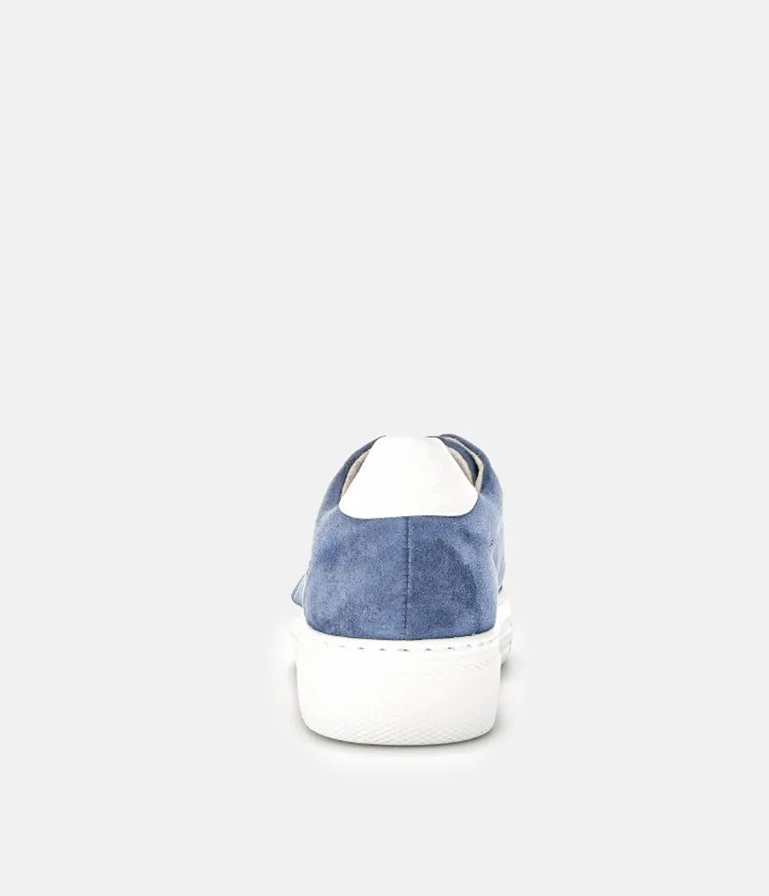 Gabor Trendy Blue Suede Trainers
