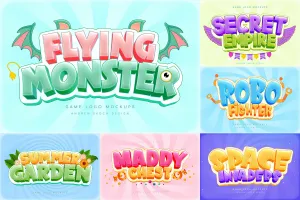 Game Logo Text Effects