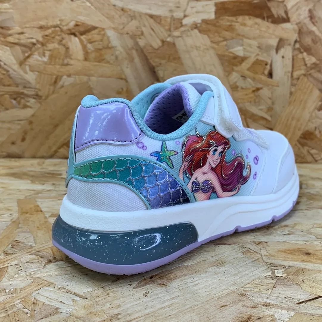 Geox Kids Disney The Little Mermaid Trainers - White / Watersea